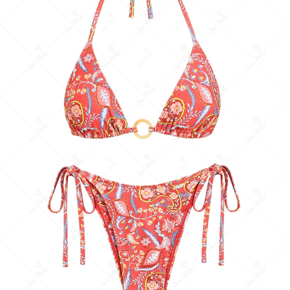 Tropical Floral Bikini Set